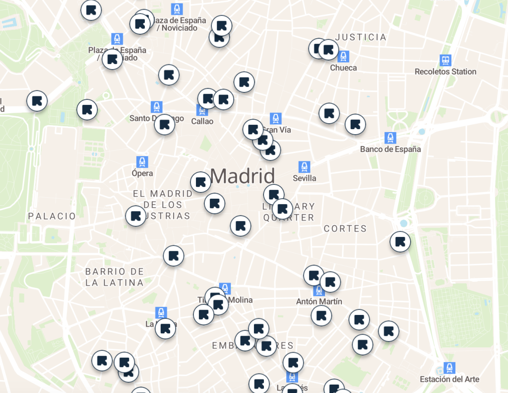 deposito bagagli madrid